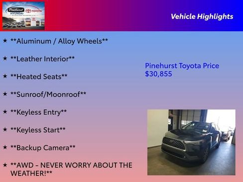 Used 2025 Toyota Corolla Cross XLE w/ Convenience Package AWD/4WD image 25