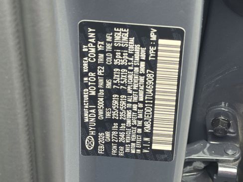 New 2026 Hyundai Tucson Limited AWD/4WD image 29