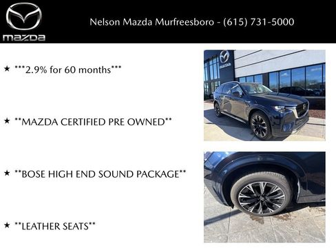 Certified 2025 MAZDA CX-90 3.3 Turbo S w/ Premium Plus image 42