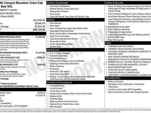 New 2026 GMC Canyon Elevation w/ Convenience Package AWD/4WD image 35