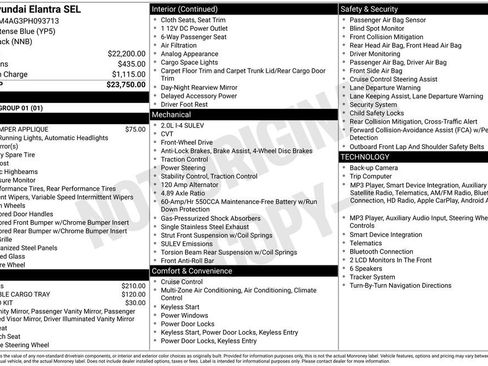 Used 2023 Hyundai Elantra SEL FWD image 7