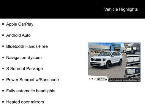 Used 2024 Kia Telluride S w/ S Sunroof Package AWD/4WD image 4