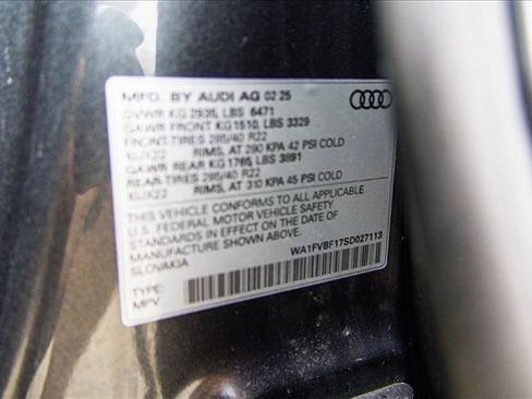 Certified 2025 Audi Q8 Prestige w/ Prestige Package AWD/4WD image 29