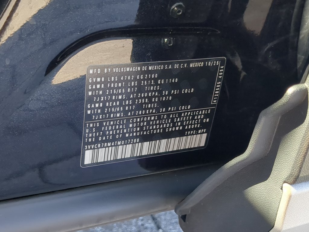 Certified 2026 Volkswagen Tiguan S FWD image 32