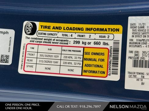 Used 2021 Ford Mustang Shelby GT500 w/ Technology Package RWD image 49