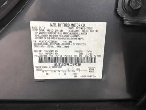 Used 2019 Ford EcoSport Titanium AWD/4WD image 12