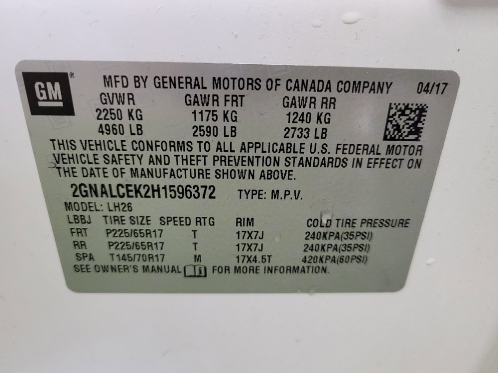 Used 2017 Chevrolet Equinox LT w/ Convenience Package FWD image 33