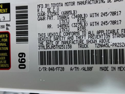 New 2026 Toyota Tacoma SR5 AWD/4WD image 25