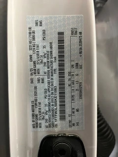 Used 2025 Ford F150 XLT w/ Equipment Group 301A Standard AWD/4WD image 30