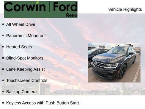 Used 2020 Volkswagen Tiguan SE R-Line w/ 3rd Row Seat Package AWD/4WD image 8
