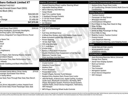 Used 2026 Subaru Outback Limited XT image 3