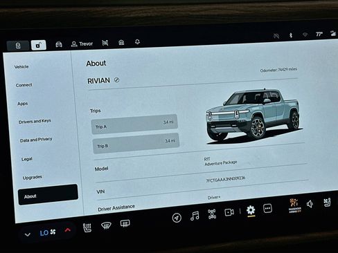 Used 2022 Rivian R1T Adventure AWD/4WD image 19