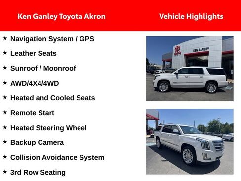 Used 2019 Cadillac Escalade ESV Platinum AWD/4WD image 2