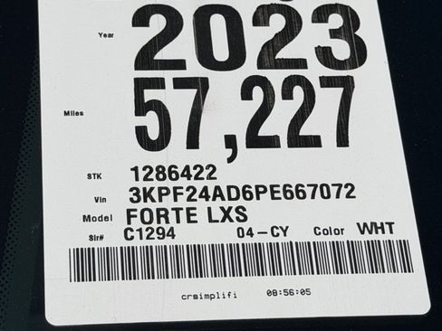 Used 2023 Kia Forte LXS FWD image 12