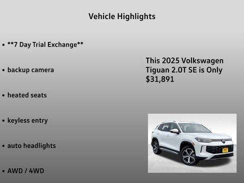 New 2025 Volkswagen Tiguan SE image 5