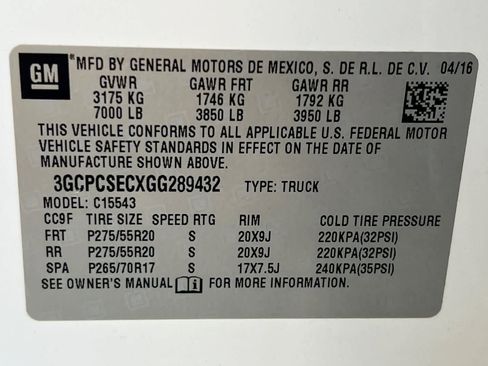 Used 2016 Chevrolet Silverado 1500 LTZ w/ Sport Package RWD image 29