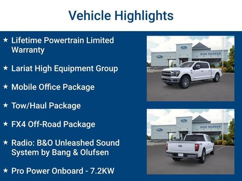 New 2025 Ford F150 Lariat w/ Equipment Group 502A High image 3