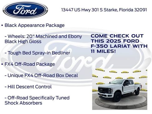 New 2025 Ford F350 Lariat w/ Lariat Ultimate Package image 20