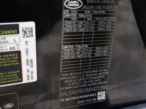 Used 2021 Land Rover Range Rover SV Autobiography Dynamic image 68