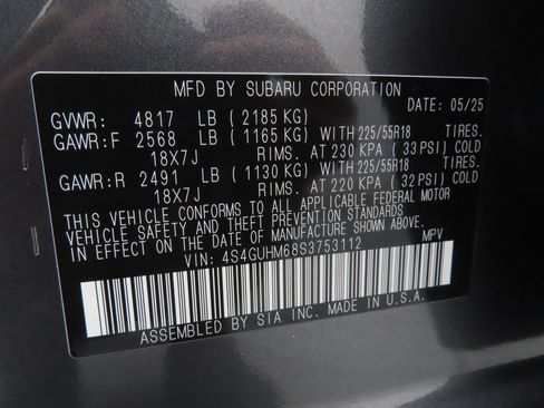 Used 2025 Subaru Crosstrek 2.5i Limited w/ Crosstrek Mirror Package AWD/4WD image 28