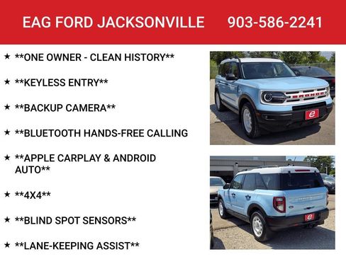Used 2023 Ford Bronco Sport Heritage AWD/4WD image 4