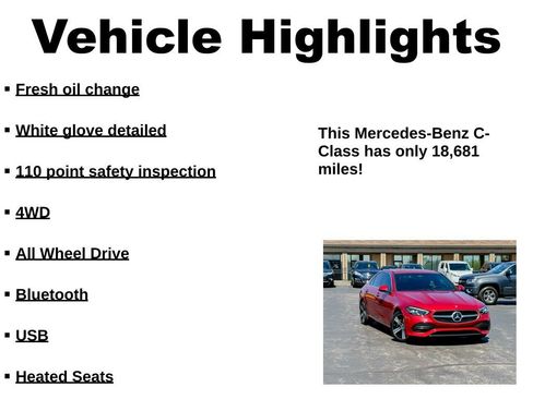 Used 2023 Mercedes-Benz C 300 4MATIC Sedan image 36