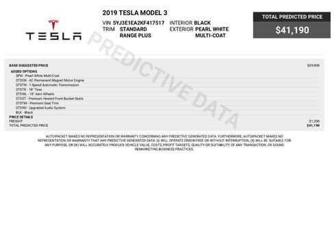Used 2019 Tesla Model 3 Standard Range Plus RWD image 2