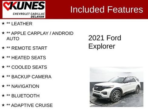 Used 2021 Ford Explorer ST w/ Premium Technology Package image 3