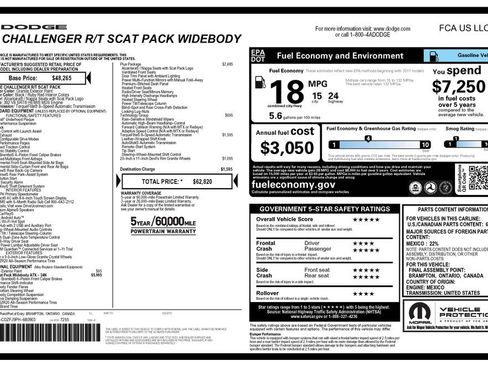 Used 2023 Dodge Challenger R/T Scat Pack RWD image 4