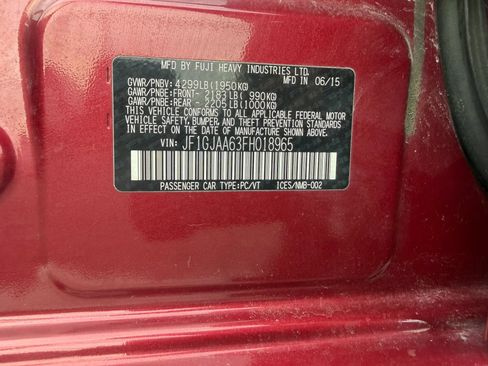 Used 2015 Subaru Impreza 2.0i AWD/4WD image 31