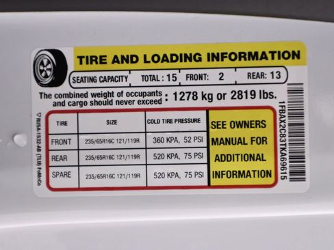 New 2026 Ford Transit 350 XL image 38