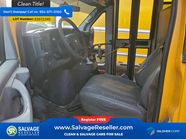 Used 2011 Chevrolet Express 3500 Extended w/ School Bus Package RWD image 6