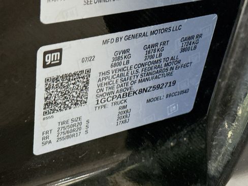 Used 2022 Chevrolet Silverado 1500 Custom RWD image 38