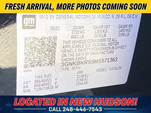 Used 2021 Chevrolet Blazer RS w/ Enhanced Convenience Package AWD/4WD image 34