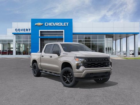 Used 2026 Chevrolet Silverado 1500 Custom w/ Turbomax Blackout Package RWD image 1
