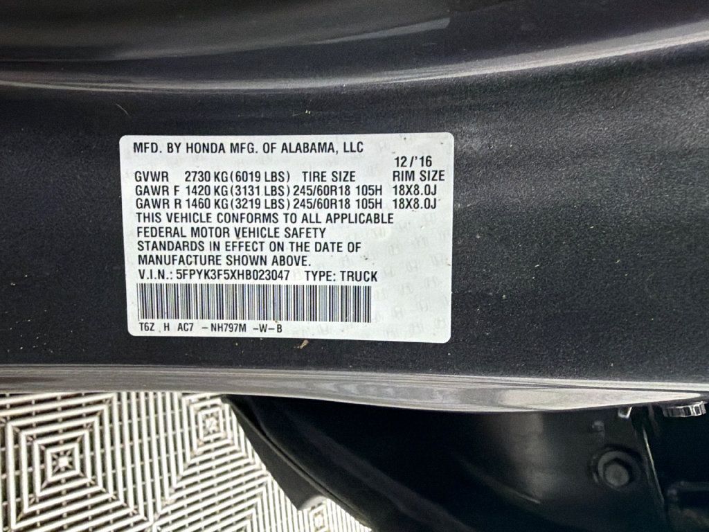 Used 2017 Honda Ridgeline RTL image 32