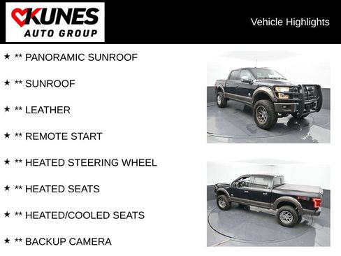 Used 2017 Ford F150 King Ranch w/ Equipment Group 601A Luxury AWD/4WD image 2