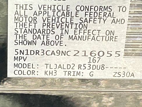Certified 2022 Nissan Pathfinder SL w/ SL Black Package FWD image 60