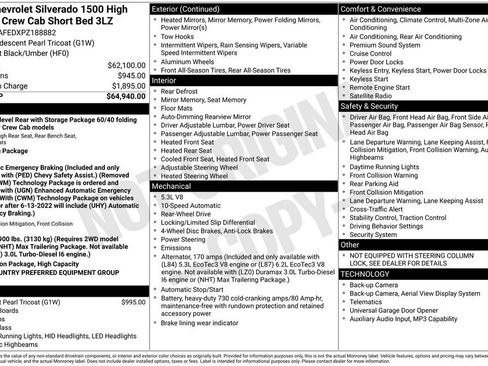 Used 2023 Chevrolet Silverado 1500 High Country image 10