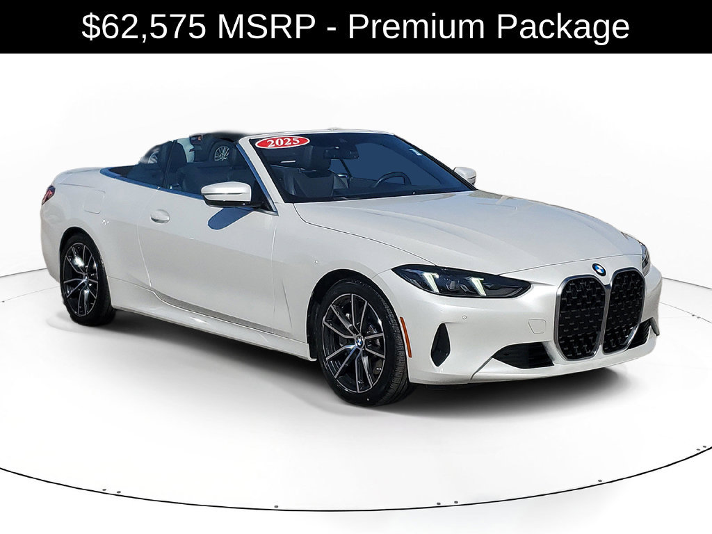 Used 2025 BMW 430i Convertible RWD image 1