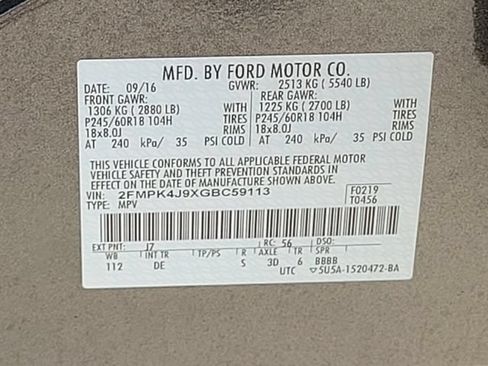 Used 2016 Ford Edge SEL AWD/4WD image 15