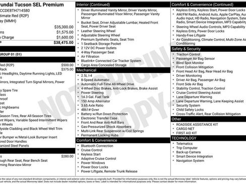 New 2026 Hyundai Tucson SEL AWD/4WD image 4