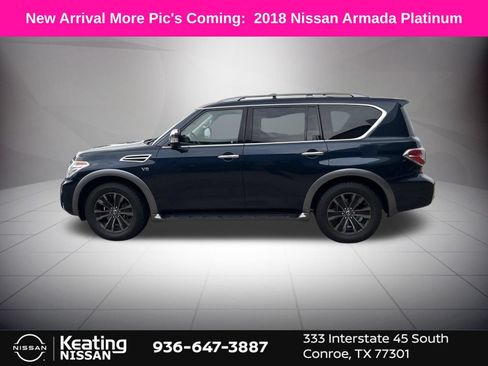 Used 2018 Nissan Armada Platinum w/ Captain Seat Package AWD/4WD image 1