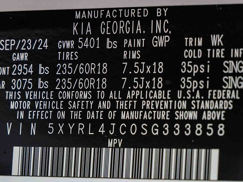 Certified 2025 Kia Sorento S FWD image 28