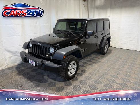 Used 2017 Jeep Wrangler Unlimited Sport w/ Connectivity Group AWD/4WD image 1