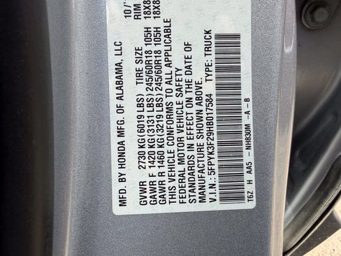 Used 2017 Honda Ridgeline RT image 10