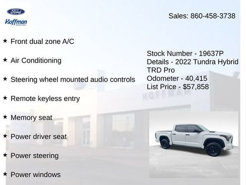 Used 2022 Toyota Tundra TRD Pro AWD/4WD image 10