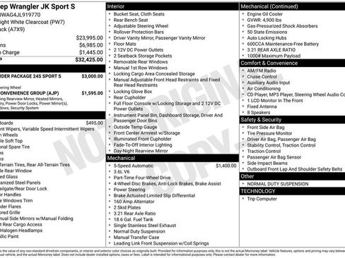 Used 2018 Jeep Wrangler Sport image 6