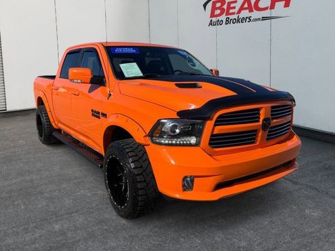 Used 2017 RAM 1500 Sport w/ Ignition Orange Sport Package image 3