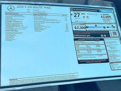 New 2026 Mercedes-Benz E 350 4MATIC Sedan image 17